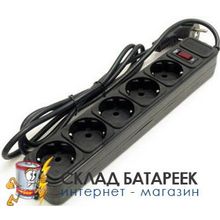 Сетевой фильтр POWER CUBE SPG-B-10-BLACK 5 розеток (3м) черный BL1