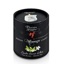 Массажная свеча с ароматом белого чая Plaisir Secret Jardin Secret Dasie The Blanc 80мл