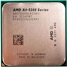 Процессор CPU AMD A4 5300 OEM {3.4ГГц, 1Мб, SocketFM2}