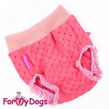 Трусы для собак ForMyDogs розовые с бантом 92SS-2014 F