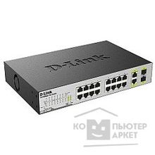 D-Link DES-1018MP A1A Коммутатор с 16 портами 10 100BASE-TX с поддержкой PoE +2 комбо-порта 10 100 1000BASE-T SFP