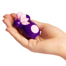 Фиолетовый клиторальный вибростимулятор Sqweel Go Purple Фиолетовый