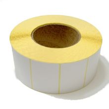 Термотрансферные этикетки, полуглянцевые 42 x 42 (1 ряд, 2000 шт, втулка 76)