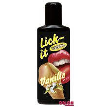 Съедобная смазка Lick It с ароматом ванили - 100 мл.