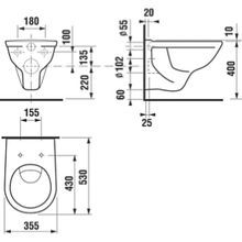 Унитаз подвесной Jika Lyra 2137.0  (DINO)