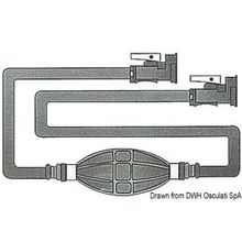Osculati Fuel pipe w 2 YAMAHA joints, 52.731.78