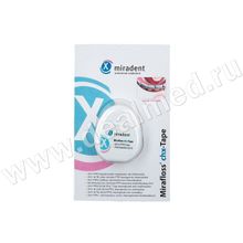 Ленточный флосс с хлоргексидином miradent Mirafloss chx-Tape, 20 м, Германия