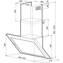 Kronasteel Вытяжка Kronasteel AIDA Silent 600 inox 5P