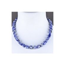 Бусики-Колечки Бусы Лазурит "Кубизм" арт. П3955