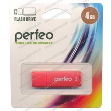 Флешка 4 Gb Perfeo PF-C04R004 Red