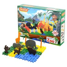 Конструктор Зоопарк (228 элементов) (в коробке)