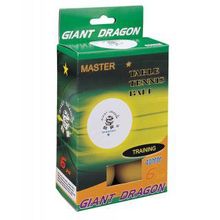 Производитель не указан Мячи жёлтые Master* 6 шт в упаковке Giant Dragon 33131