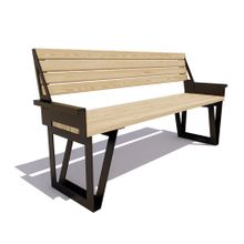 Скамейка уличная «ИЖЕВСК» (1,2м)