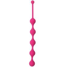 Dream Toys Розовая анальная цепочка SEE YOU FIVE BEADS ANAL - 28,1 см. (розовый)