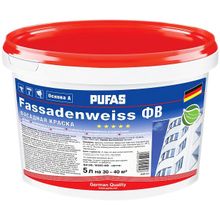 Пуфас Fassadenweiss ФВ 5 л белая