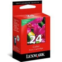 Картридж LEXMARK 24, 18C1524E (цветной, 185 стр)