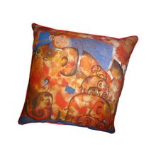 Подушка "семь слоников на счастье"