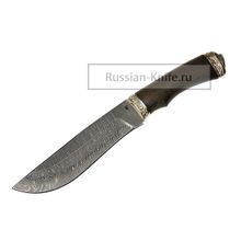 Нож Перун (дамасская сталь), венге