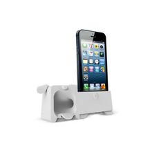 Подставка для iPhone 5 Ozaki O!Music Zoo+ Dog, цвет White (OM936GB)