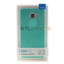 A7 (2016) Samsung Galaxy Накладка Air Case + защитная пленка, мятная, Deppa