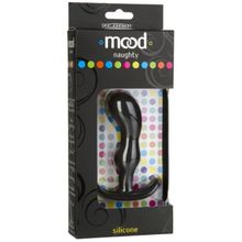 Анальная пробка для ношения Mood Naughty 2 3.5  Silicone - 8,9 см. Черный