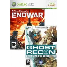 Tom Clancys Ghost Recon Advanced Warfighter 2 + End War (Xbox 360)