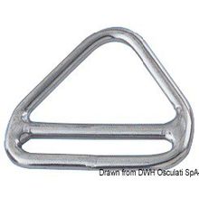 Osculati Triangle ring w bar 8x50 mm, 39.601.03