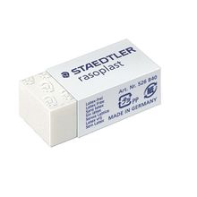 Ластик Rasoplast B40, 33x16x13мм (белый)