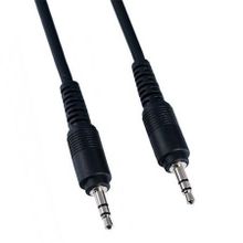 Кабель аудио 3.5 stereo plug -> 3.5 stereo plug, 1 м, VS (R110)