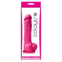 Розовый фаллоимитатор Colours Pleasures 5  Dildo - 17,8 см. Розовый