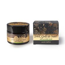 Маска-лифтинг для лица 40+ Золотая Улитка Thai Traditions 24K Gold&Snail Anti-Wrinkle Mask 50мл