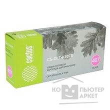 Cactus CLT-K407S Тонер-картридж  CS-CLT-K407S для принтеров Samsung CLP-325 CLX-3185, black