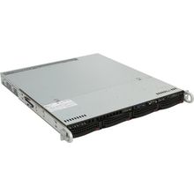 Платформа SuperMicro 1U 5019S-MN4 (LGA1151, C236, PCI-E, SVGA, SATA RAID, 4xHS SATA, 4xGbLAN, 4DDR4 350W)