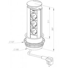 Розетка Schulte Evoline 931.00.050