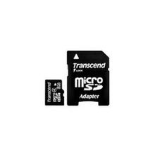 Transcend MicroSDHC 8GB Class 4 + SD adapter TS8GUSDHC4