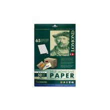 Lomond 2100215 универсальная матовая самоклеящаяся деленая бумага 65 частей(38 x 21.2 мм), 70 г м2, 50 листов