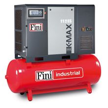 Винтовой компрессор FINI K-MAX 1113-500F-ES на ресивере с осушителем