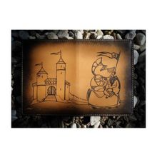 Обложка на паспорт«благородство сердца»,(14 15 06)