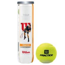 Мяч теннисный WILSON Tour Practice арт.WRT114500 4 шт.