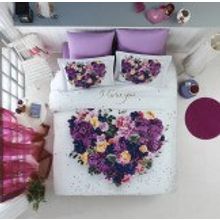 Постельное белье из бамбука Евро 3D сердце из роз Virginia Secret vs228-34