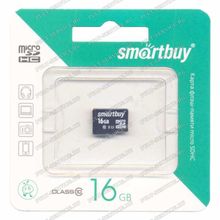 Карта памяти 16 Gb SmartBuy MicroSD (Class10)