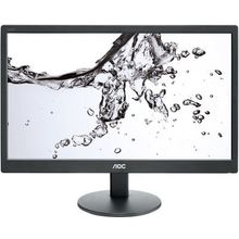 Монитор 18.5" AOC E970SWN Black (LED, LCD, Wide, 1366x768, 5 ms, 90° 65°, 200 cd m, 20M:1)