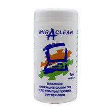 Влажные салфетки Miraclean для очистки компьютеров и оргтехники, 105 шт