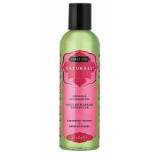 Kama Sutra Массажное масло Naturals Strawberry Dreams с ароматом клубники - 59 мл.