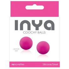 Розовые вагинальные шарики без сцепки INYA Coochy Balls Pink Розовый