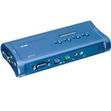 TRENDnet TK-408K КВМ-коммутатор, VGA, PS 2, поддержкой аудио, 4 порта