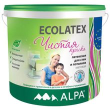 Alpa Ecolatex 9 л белая