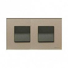 Рамка 2 поста ZENIT, шампань |  код. N2272 CH |  ABB