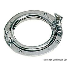 Osculati Round chromed brass portlight 150 mm, 19.697.03