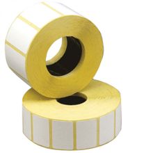 Полипропиленовые этикетки, 40 x 30 (1 ряд, 1000 шт, втулка 40)